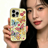 Patch brodé personnalisé au design unique avec perles, applique florale 3D en tissu à coudre pour vêtements et coques de téléphone