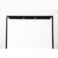 Tableau blanc magnétique rond pliable standard avec cadre en aluminium réglable, roulettes verrouillables, logo personnalisé accepté AF22