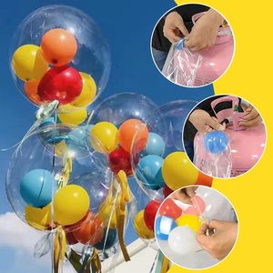 <span class=keywords><strong>Palloncini</strong></span> Bobo Trasparenti Personalizzati da 8, 13, 20, 22, 24, 36 Pollici per Decorazioni Natalizie, Matrimoni e <span class=keywords><strong>Feste</strong></span> di Compleanno - Product Image 5