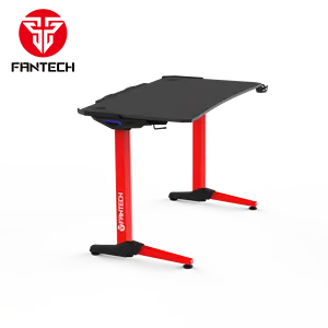 2019 New ComputerアクセサリーBlue Lighting Gaming Desk GD512 Fantech Table Gaming Cafe With Metal Frame