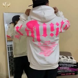 เสื้อฮู้ดดี้ผ้าฝ้าย 100% หนานุ่ม สกรีนลายใหญ่ สไตล์ฮิปฮอป ทรงหลวม ใส่ได้ทั้งชายและหญิง แขนโดลแมน สำหรับฤดูหนาว - Product Image 6