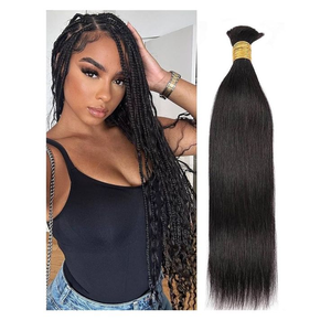 Cabello Humano Natural al Por Mayor, Sin Procesar Químicamente, Cabello Liso al Por Mayor para Trenzas para Mujeres Negras - Product Image 5