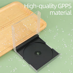 Boîtier de remplacement en plastique WEISHENG pour PS1 <span class=keywords><strong>PSX</strong></span>, boîte de rangement transparente pour disque unique, coque de jeu CD Jewel pour jeux Playstation 1 - Product Image 6