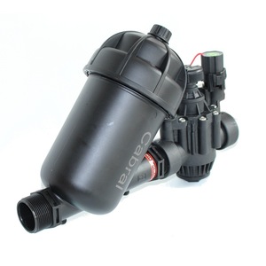 Vanne solénoïde d'irrigation Zanchen avec filtre 1 pouce, doublure en caoutchouc, contrôle de débit unidirectionnel pour systèmes d'arrosage goutte à goutte eau-air - Product Image 1