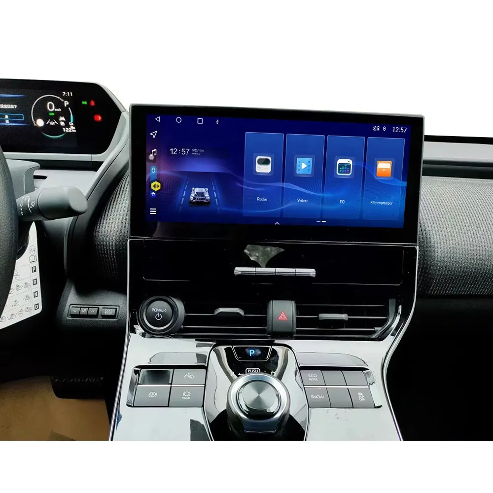 سيارة اندرويد تويوتا BZ4X شاشة سيارة من نوع GPS ملاحة Headunit إكسسوارات إلكترونية