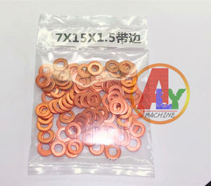 7x1 5mm/9x18mm 디젤 커먼 레일 인젝터 구리 씰 와셔 가스켓 링 수리 키트 F00vc17504 f00VC17503 F00VC17505 F00VC1750 - Product Image 4