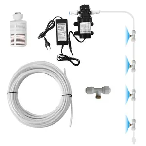 Sistema di nebbia per nebulizzatore di raffreddamento a nebbia da 10/15/20m per Kit Spray per irrigazione da giardino di raffreddamento esterno
