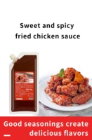 Salsa de ajo coreana picante dulce HALAL, ingredientes primarios certificados HACCP, soja y pollo envasados en bolsa o botella