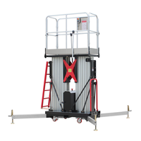 Nouvelle Offre : Plateforme Élévatrice Mobile Hydraulique Électrique à Double Mât en Alliage d'Aluminium (6m, 8m, 10m, 12m, 14m) pour la Construction