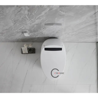 WC intelligent monobloc moderne à chasse automatique, à économie d'énergie, de qualité supérieure, directement de l'usine, pour salle de bain domestique
