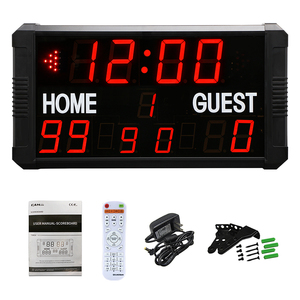 Control Remoto Portátil Pantalla LED de 11 dígitos Marcador digital Tablero de puntuación de deportes de interior electrónico para baloncesto Voleibol - Product Image 6