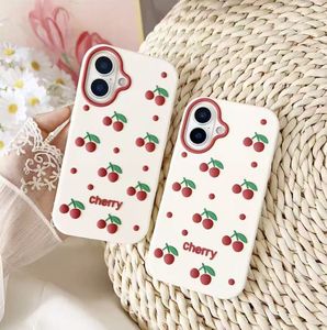 Cover per Telefono in Silicone Morbido 3D con Motivo Ciliegia per Samsung <span class=keywords><strong>Galaxy</strong></span> S26 Ultra, S25 Ultra, S24 Ultra, S24 FE, A57, A55, A16 - Product Image 1