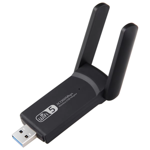 <span class=keywords><strong>Carte</strong></span> réseau sans fil double bande 1300M 2.4G/5.8G, récepteur et émetteur de signal WIFI Gigabit pour ordinateur de bureau - Product Image 1