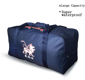 Sac de sport bleu en gros grande capacité pour équipement de hockey sur glace avec logo personnalisé et fonction imperméable - Product Image 5
