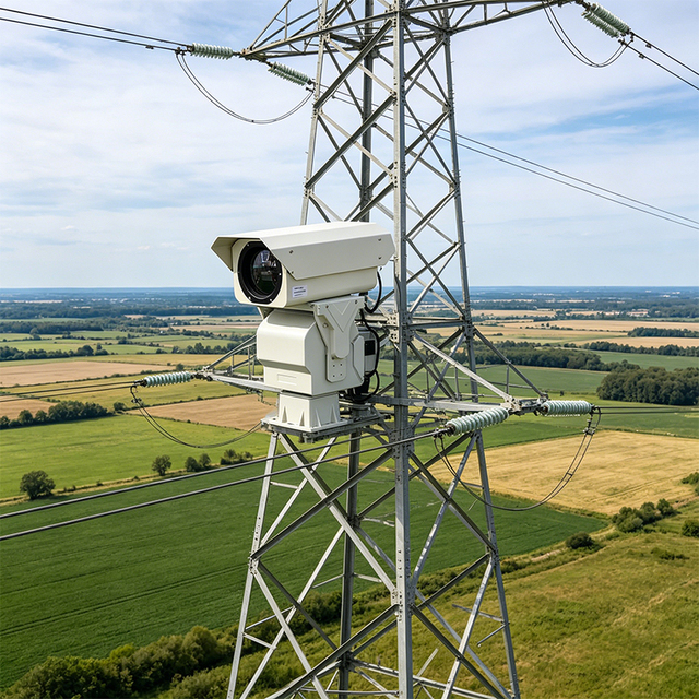 Long Range PTZ Thermal Security Camera for Forest Fire Prevention Thermal Infrared Camera