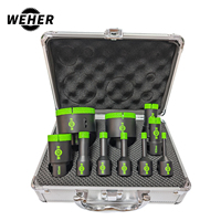 Kit de 10 forets diamantés Arix populaires avec finition brasée sous vide, utilisation à sec/humide pour la porcelaine, la céramique et les carreaux