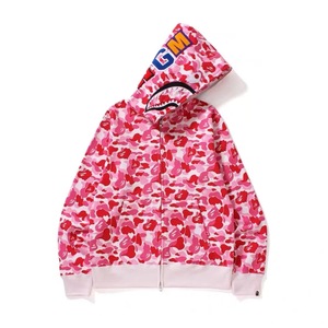 <span class=keywords><strong>Sudadera</strong></span> con capucha de tiburón con cremallera completa 2026, camuflaje, algodón y poliéster, con logo personalizado, proveedor de sudaderas para hombre - Product Image 1