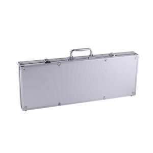 Estuche de Almacenamiento para Fichas de Póker de Casino, de ABS Plateado, con Esquinas Redondeadas, para 200, 300 o 500 Fichas, con Compartimento para Dados - Product Image 5