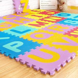 Haute qualité nouveau-né dormir activité intérieure <span class=keywords><strong>mousse</strong></span> flotteur Alphabet tapis de jeu bébé <span class=keywords><strong>Puzzle</strong></span> ramper coloré Eva tapis - Product Image 2