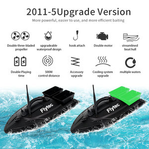 Flytec 2011-5 RC carpe bateau d'appât avec télécommande de 500m bateau d'appât détecteur de poisson pour la livraison - Product Image 6