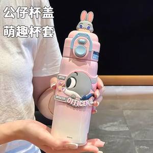 ขวดน้ำเก็บอุณหภูมิ จูดี้ สลิฟ็อกซ์ จากซูโทเปีย ขนาด 20 ออนซ์ สำหรับเด็ก ใช้ในโรงเรียน ฤดูร้อน ปี 2025 - Product Image 4