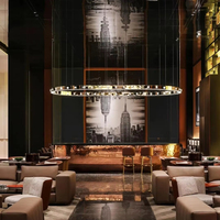 Mobilier personnalisé haut de gamme de qualité commerciale pour hôtel Bureau de réception de luxe Ensemble de canapés fauteuils pour hôtels 5 étoiles