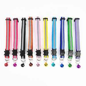 <span class=keywords><strong>Collar</strong></span> moderno ajustable para gatos con campana reflectante <span class=keywords><strong>Collar</strong></span> de nailon barato para mascotas <span class=keywords><strong>Collar</strong></span> para perros pequeños <span class=keywords><strong>Collar</strong></span> separable - Product Image 4