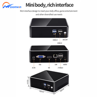 Mini PC Openciaw Ai de 10.ª Generación con I3 10100/I5 10400, Refrigeración por Ventilador, Pantalla HD y VGA 4k para Negocios, Chasis Plateado