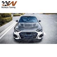 Nouveau Style capot avant en Fiber de carbone adapté pour Audi RS3 S3 A3 8Y 21-23 ajustement de haute qualité