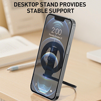 Stabilisateur de bureau pour iPad et téléphone, double face, magnétique, anti-corrosion, en alliage de zinc, flexible, portable, multifonction, réglable en hauteur
