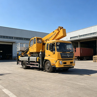 JIUBANG Véhicule de Travail Aérien Mobile de 45 Mètres, Poids Brut de 17700 kg, Portée des Stabilisateurs Avant de 8250 mm, Angle d'Élévation de la Nacelle de 75°, Moteur à Essence