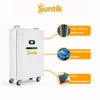 Batterie solaire LiFePO4 51,2 V 600 Ah 30 kWh pour stockage d'énergie résidentiel, système d'alimentation solaire au lithium pour la maison, alimentation de secours hors réseau
