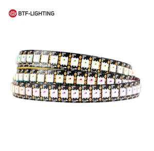 U L 인증 12V 4Pin dc12v 15 30 60 144 픽셀 IP30 65 67 주소 지정 RGB Led 스트립 빛