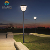 Lampu Taman LED Tenaga Surya Tahan Air IP65 Harga Kompetitif dengan Suhu Warna 3000K-6500K Pencahayaan Luar Ruangan Sepanjang Malam