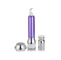 Tête vibrante avec pot de crème à batterie Emballage cosmétique unique pour fabricant de crème pour les yeux Récipient cosmétique Pmma