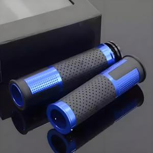 Motosiklet gidonu kauçuk modifikasyon aksesuarları off-road spor araba alüminyum alaşım gaz dönüş kolu toptan - Product Image 4