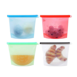 Sacs alimentaires en silicone en gros d'usine, écologiques et réutilisables - Product Image 3