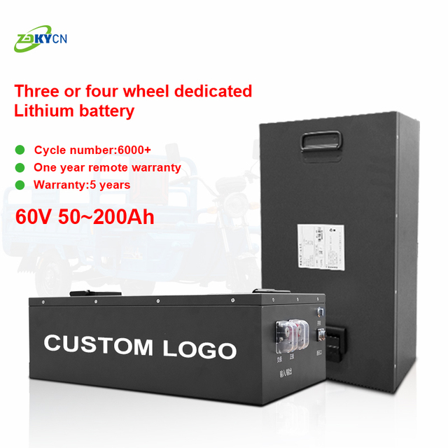 Smart BMS 48v LiFePo4 Battery Pack 60v 72v 50Ah 100Ah Rechargeable for Golf Cart Electric Car Ebike Lithium Ion