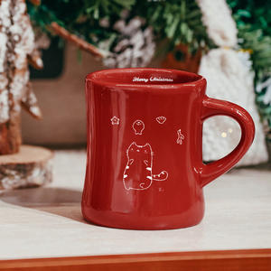 Tasse à café <span class=keywords><strong>vodafone</strong></span> rouge en céramique de Noël personnalisée de 11oz tasse à café rouge <span class=keywords><strong>vodafone</strong></span> rouge tasse personnalisée - Product Image 2