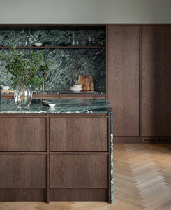 Meuble de cuisine de style industriel avec structure métallique et finition texture béton pour appartement loft et cuisine moderne de bureau - Product Image 6