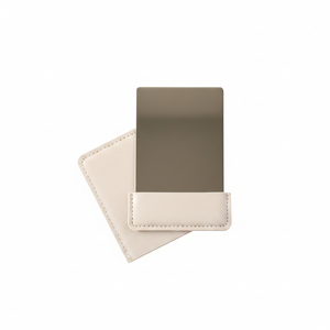 <b>Square</b> Handheld Makeup <b>Mirror</b> with Attractive Cover - Product Image 2