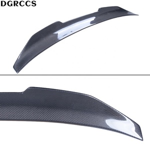 For A5 B8 B8.5 2Door Coupe 8T3 PSM Style Carbon Fiber Rear Spoiler Trunk Wing 2007-2017 Carbon Fiber - Product Image 3