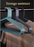 Cintres en plastique minimalistes pour la maison avec un design simple, faciles à utiliser et à transporter, cintres légers, cintres de couleur vintage