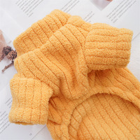 Vêtements d'hiver épais et chauds pour chiens et chats, tenues quatre pattes pour animaux de compagnie, Teddy, Corgi, vente en gros du fabricant