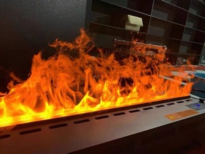 Scaldino elettrico 3 lati del <span class=keywords><strong>fuoco</strong></span> dell'hotel da incasso a parete camino a vapore acqueo 3D con telecomando per uso domestico - Product Image 4