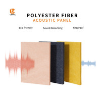 Panneau acoustique écologique en PET 1220*2440mm, diffuseur de son Oeko-Tex 100, panneau acoustique de plafond pour bureau