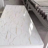 Panneaux muraux en PVC 3D type marbre, ignifuges, imitation pierre, modernes, pour hôtels, revêtement UV, panneaux muraux en PVC, planches intérieures, taille personnalisée