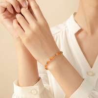 Bracelet en pierres naturelles facettées rondes de 2 mm en acier inoxydable, perles de labradorite, pierre de soleil et améthyste, vente en gros d'usine