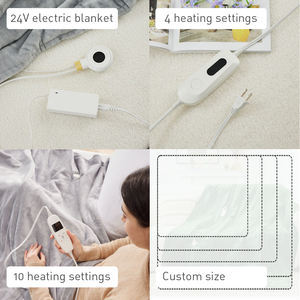 China <span class=keywords><strong>180x200</strong></span> mantas manta eléctrica para cama más caliente invierno - Product Image 3