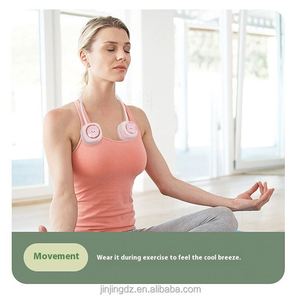 Usb Wearable Cooling Mini Personal Necklace Rechargeable Neckband Bladeless Hanging Potable <b>Neck</b> Fan - Product Image 3